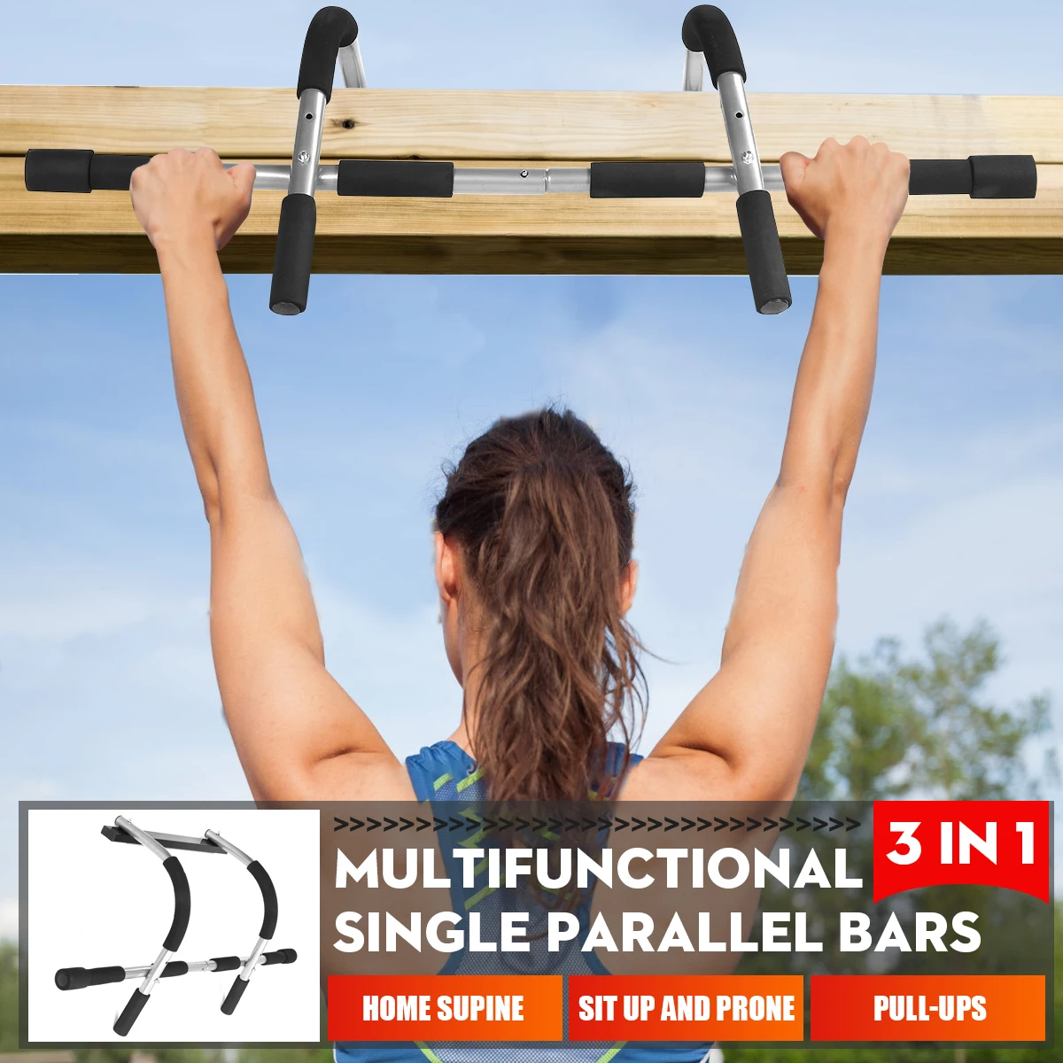 Portable Horizontal Bar Indoor Fitness Workout Bar Chin-Up Pull-Up Bar Upper Body Adjustable Multifunctional Exercise Equipment
Portable Horizontal Bar Indoor Fitness Workout Bar Chin-Up Pull-Up Bar Upper Body Adjustable Multifunctional Exercise Equipment