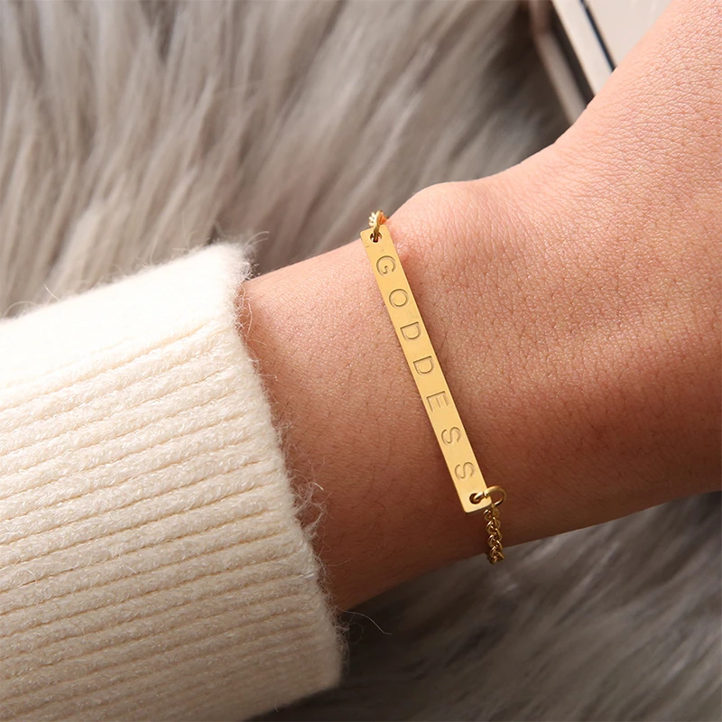 Модный креативный браслет с признанием богини простой дизайн женская Свадебная вечеринка очаровательные ювелирные изделия романтический ...
Модный креативный браслет с признанием богини простой дизайн женская Свадебная вечеринка очаровательные ювелирные изделия романтический ...