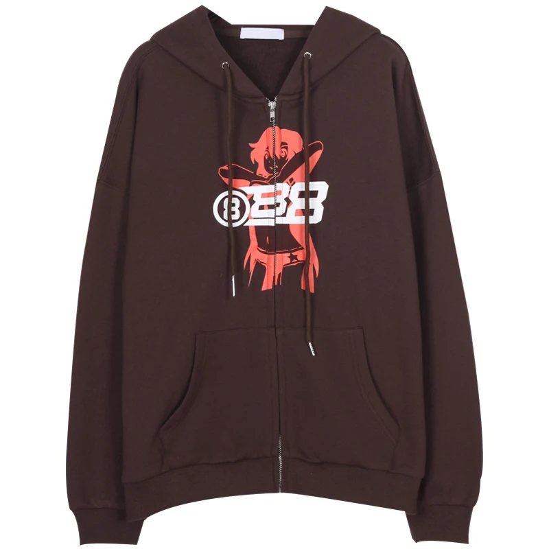 Hoodies Oversized y2k Women's Hoodie Zip-up Long Sleeve Sweatshirts Harajuku Streetwear Women Sweatshirt Gothic Grunge Clothes
Hoodies Oversized y2k Women's Hoodie Zip-up Long Sleeve Sweatshirts Harajuku Streetwear Women Sweatshirt Gothic Grunge Clothes