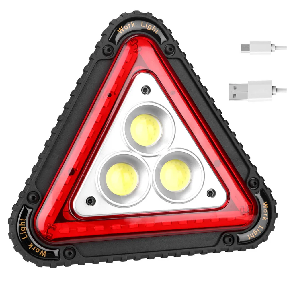3COB Working Light Traffic Warning Light USB Rechargeable Triangle Multi-Functional Outdoor Camping Tent Light
3COB Working Light Traffic Warning Light USB Rechargeable Triangle Multi-Functional Outdoor Camping Tent Light