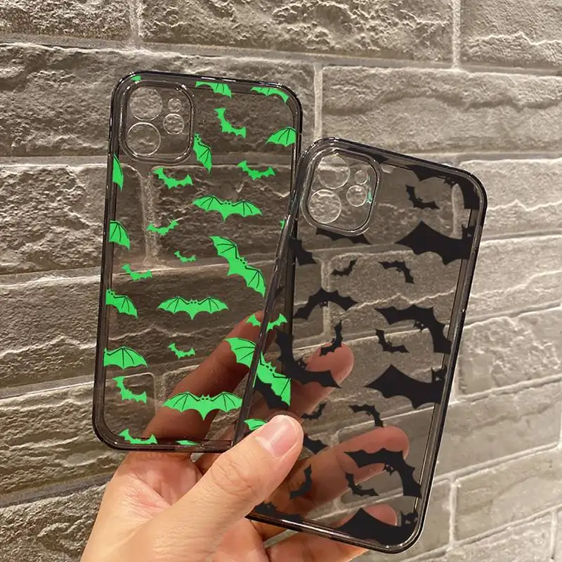 bat Autumn leaves fall pumpkin Halloween Phone Case Transparent for iPhone 7 8 11 12 se 2020 mini pro X XS XR MAX Plus
bat Autumn leaves fall pumpkin Halloween Phone Case Transparent for iPhone 7 8 11 12 se 2020 mini pro X XS XR MAX Plus