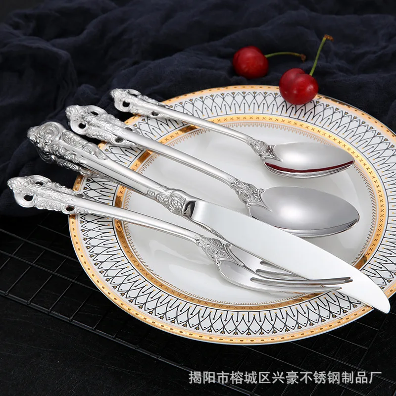 Nordic Ware Stainless Steel Cutlery Set Kitchen Utensils Sets Luxury Gift Items Talheres De Aco Inoxidavel Dinnerware Tableware
Nordic Ware Stainless Steel Cutlery Set Kitchen Utensils Sets Luxury Gift Items Talheres De Aco Inoxidavel Dinnerware Tableware