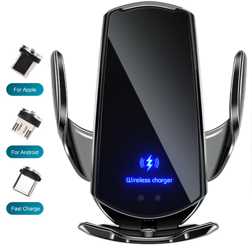 Automatic 15W Qi Car Wireless Charger for iPhone 13 12 11 XR X 8 Samsung S20 S10 Magnetic USB Infrared Sensor Phone Holder Mount
Automatic 15W Qi Car Wireless Charger for iPhone 13 12 11 XR X 8 Samsung S20 S10 Magnetic USB Infrared Sensor Phone Holder Mount