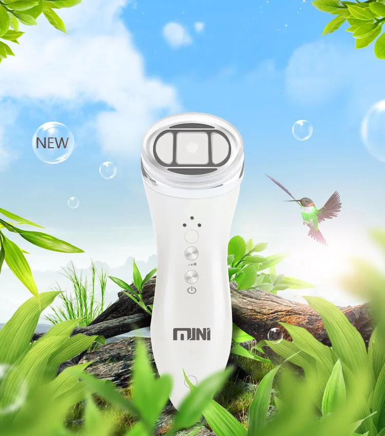 

Mini Hifu Focused Ultrasound Bipolar RF Face Neck Lifting Beauty Massager Wrinkle Removal Tightening Radio Frequency