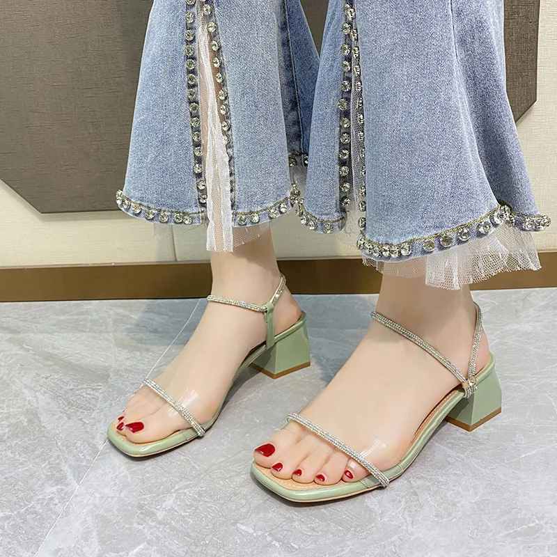 Sandals Straps Block Heels Fashion Womens Shoes 2021 Two Weare Med Suit Female Beige All-Match Buckle Chunky Luxury Medium Girl
Sandals Straps Block Heels Fashion Womens Shoes 2021 Two Weare Med Suit Female Beige All-Match Buckle Chunky Luxury Medium Girl