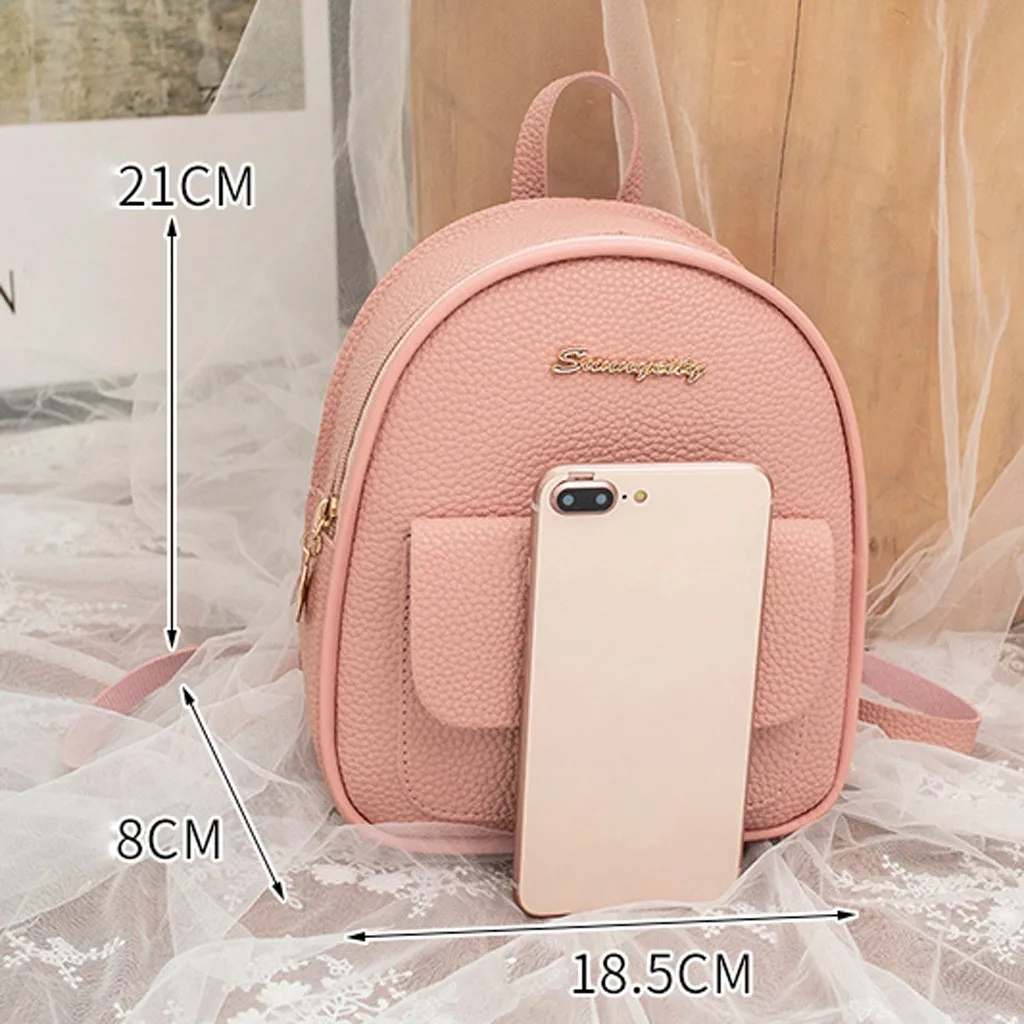 Mini Backpack Women Pu Leather Shoulder Bag For Teenage Girls Kids Fashion New Small Bagpack Female Ladies School Backpack
Mini Backpack Women Pu Leather Shoulder Bag For Teenage Girls Kids Fashion New Small Bagpack Female Ladies School Backpack