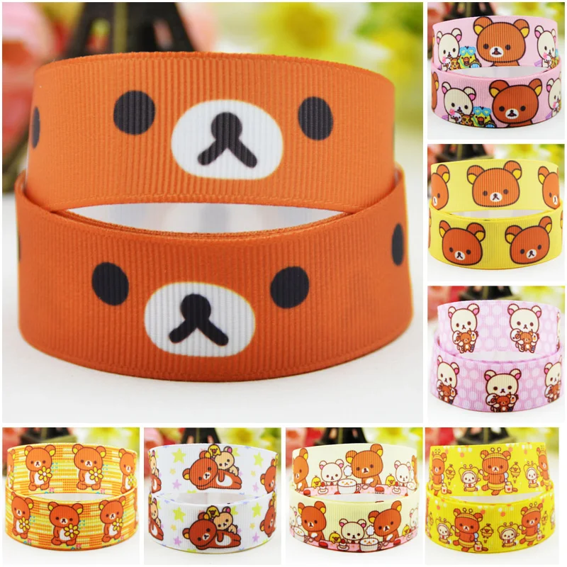 22 мм 25 38 75 Ruban Rilakkuma лента с принтом героев мультфильмов корсажная вечерние