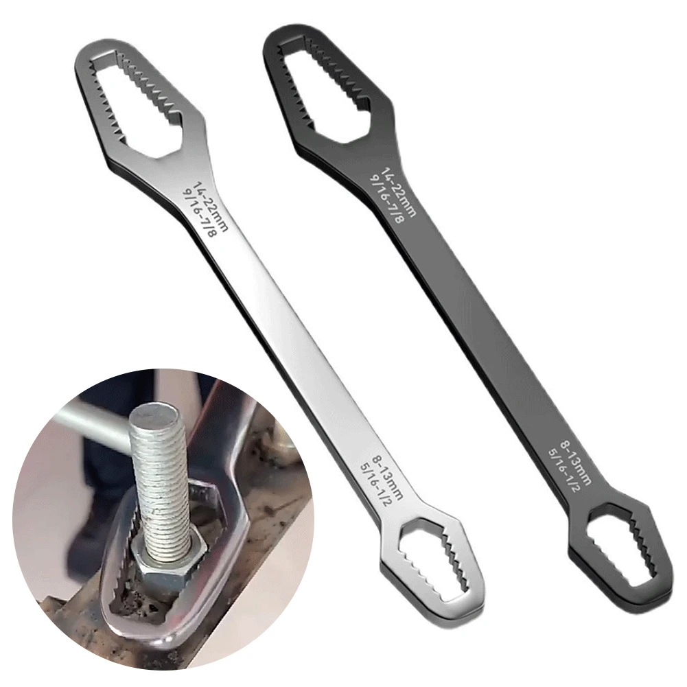 2021 Universal Torx Wrench Double-head Adjustable 8-22mm Multifunction Ratchet Wrench Spanner Tools for Car Bicycle Repair Tools
2021 Universal Torx Wrench Double-head Adjustable 8-22mm Multifunction Ratchet Wrench Spanner Tools for Car Bicycle Repair Tools