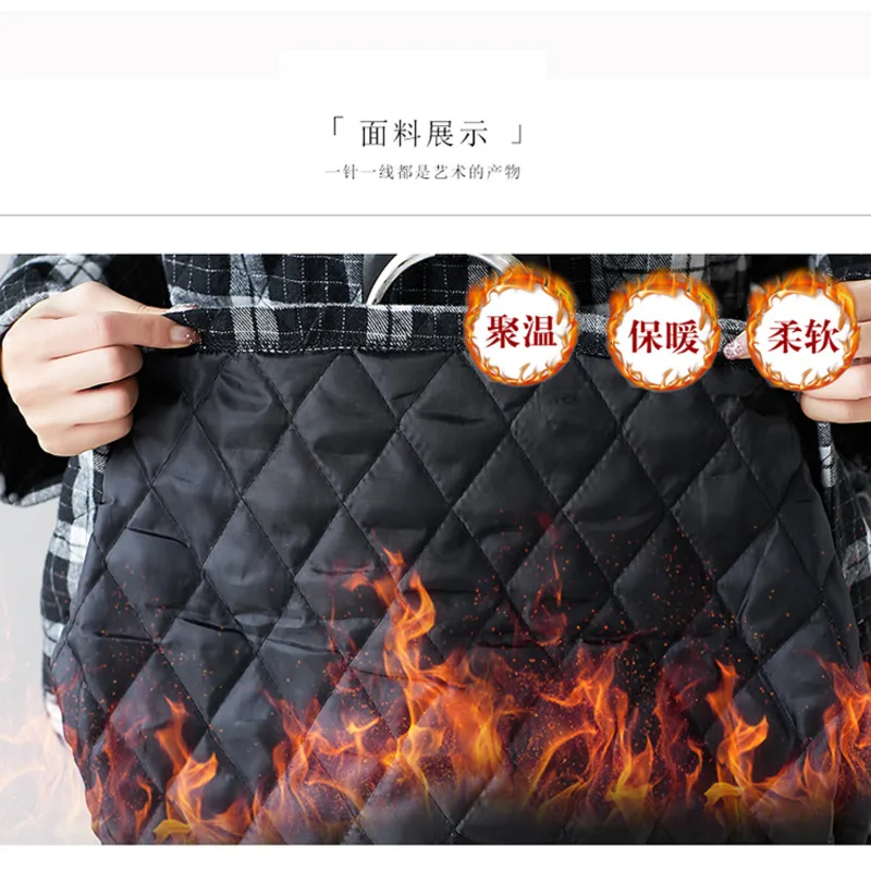 Winter New Thickened Warm High Collar Plaid Plus Size Artistic National Style Cotton-padded Jacket Women Manteau Femme Hiver
Winter New Thickened Warm High Collar Plaid Plus Size Artistic National Style Cotton-padded Jacket Women Manteau Femme Hiver