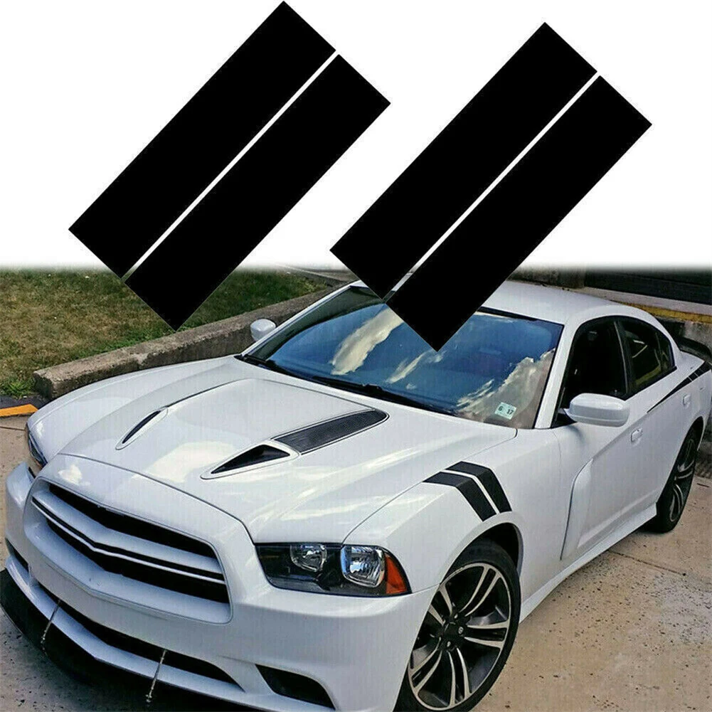 BLACK Car Hood Fender Stripe Decal Sticker FOR Dodge Challenger Charger Durango PET Decal Stickers
BLACK Car Hood Fender Stripe Decal Sticker FOR Dodge Challenger Charger Durango PET Decal Stickers