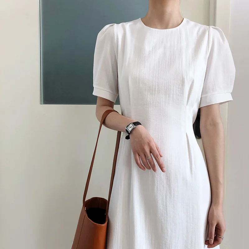 2020 Short Sleeve Elegant Slim With Belt Women Vintage Long High Waist White Dress Vestidos
2020 Short Sleeve Elegant Slim With Belt Women Vintage Long High Waist White Dress Vestidos