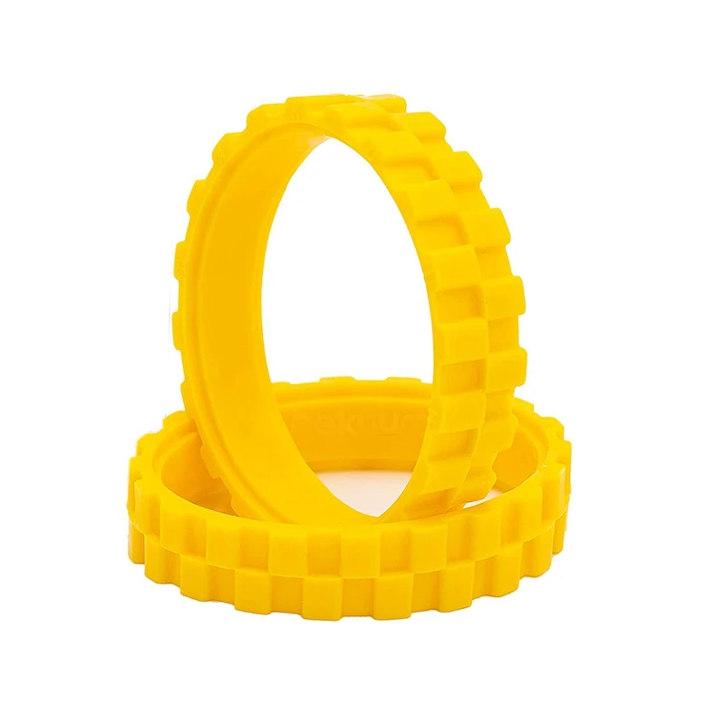 Yellow Tires for IROBOT ROOMBA Wheels Series 500, 600, 700, 800 and 900 E5 (Pack of 2) Great Adhesion and Easy Assembly
Yellow Tires for IROBOT ROOMBA Wheels Series 500, 600, 700, 800 and 900 E5 (Pack of 2) Great Adhesion and Easy Assembly