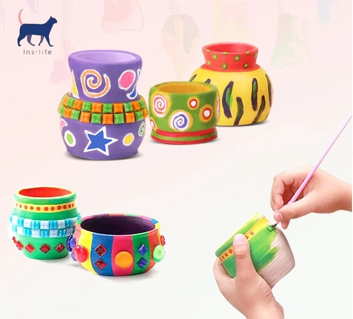Children's Pottery Machine Student Soft Clay Making DIY Ready-to-Paint Ceramics Billet Electric Toy Pottery Wheels Paint Set
Children's Pottery Machine Student Soft Clay Making DIY Ready-to-Paint Ceramics Billet Electric Toy Pottery Wheels Paint Set