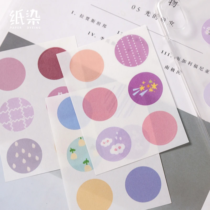 8 Sheets/lot Kawaii Round Stickers aesthetic Cute Decorative korean Stationery Diy Diary Album Scrapbooking Adhesive Sticker
8 Sheets/lot Kawaii Round Stickers aesthetic Cute Decorative korean Stationery Diy Diary Album Scrapbooking Adhesive Sticker