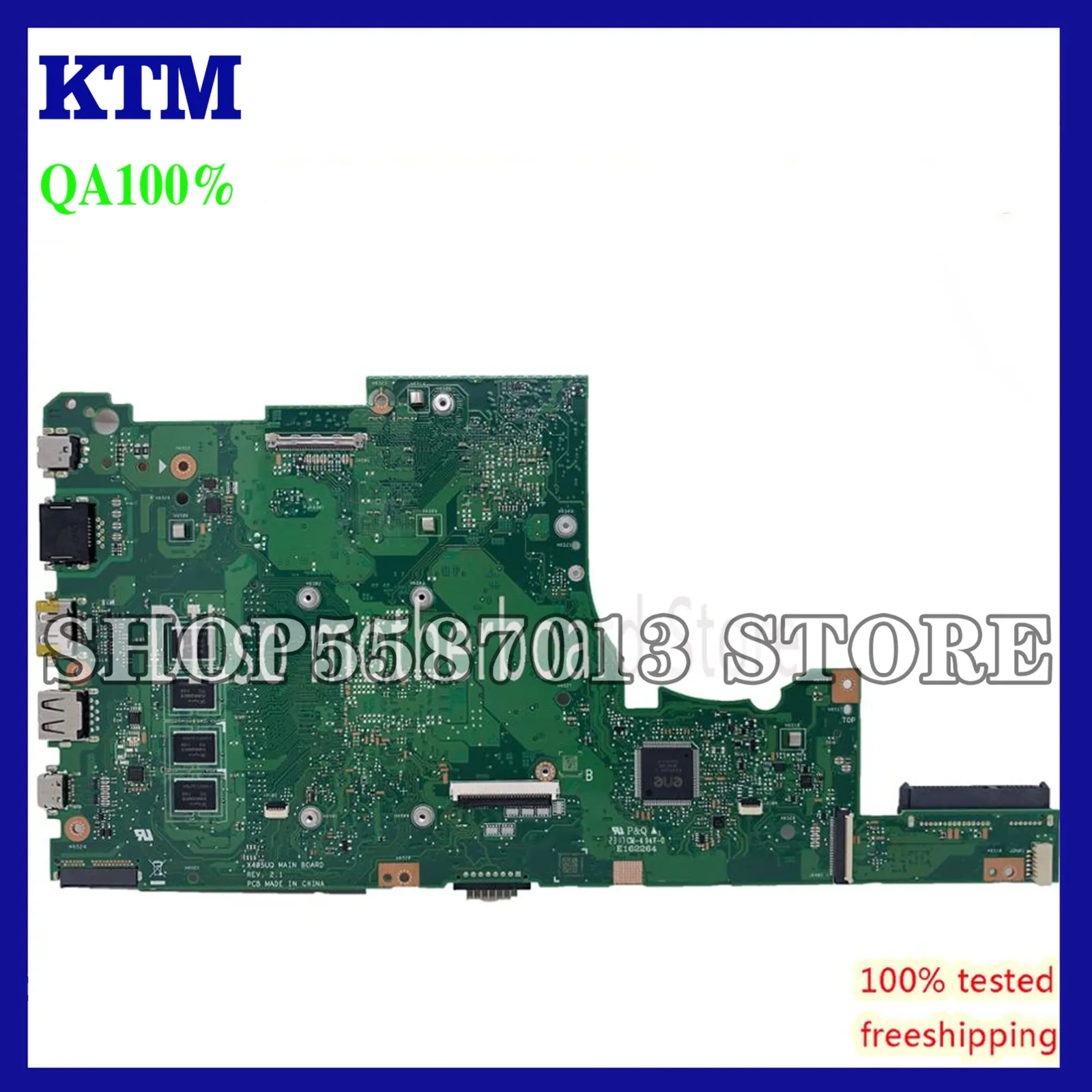 KEFU X405UA For ASUS X405U X405UQ S4100U X405UN X405UR X405URR X405URP X405UF Laptop Motherboard work 100% I7-7500U 8GB RAM
KEFU X405UA For ASUS X405U X405UQ S4100U X405UN X405UR X405URR X405URP X405UF Laptop Motherboard work 100% I7-7500U 8GB RAM