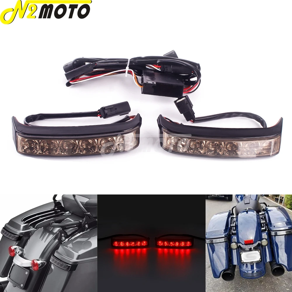 LED Saddlebag Taillight Brake Stop Turn Signals For Harley Touring Road King CVO Road Electra Street Glide Ultra Limited FLHTK
LED Saddlebag Taillight Brake Stop Turn Signals For Harley Touring Road King CVO Road Electra Street Glide Ultra Limited FLHTK