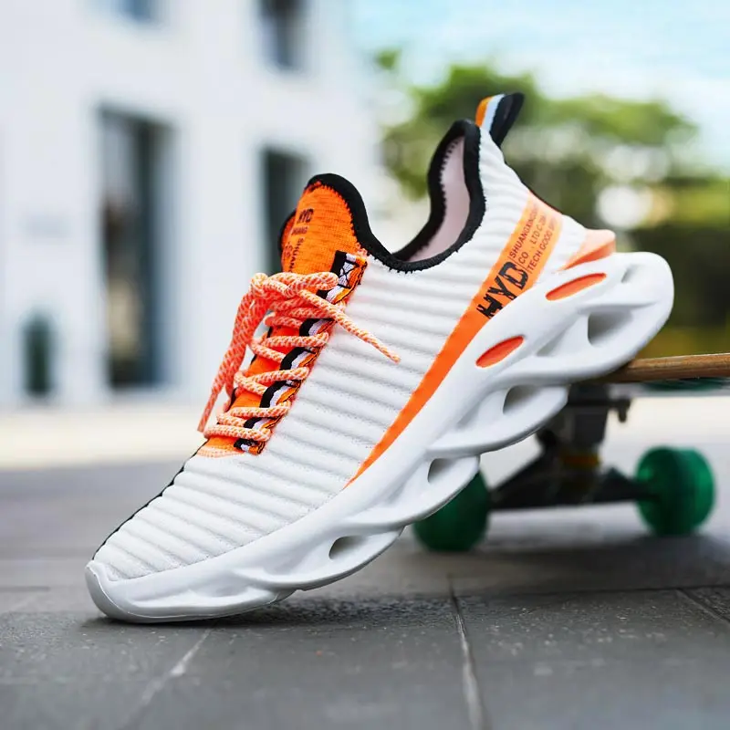 Plus Size Summer Breathable Men's Running Shoes Women Sport Shoes Men Sneakers Men's Sports Cheap White Orange Tennis 2021 D-484
Plus Size Summer Breathable Men's Running Shoes Women Sport Shoes Men Sneakers Men's Sports Cheap White Orange Tennis 2021 D-484