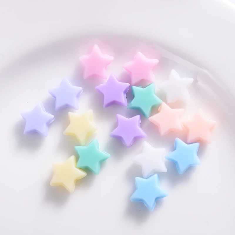 100Pcs/Lot Colourful Faceted Five-Pointed Star Acrylic Loose Spacer Beads For Jewelry Making DIY Bracelet Necklace Accessories
100Pcs/Lot Colourful Faceted Five-Pointed Star Acrylic Loose Spacer Beads For Jewelry Making DIY Bracelet Necklace Accessories