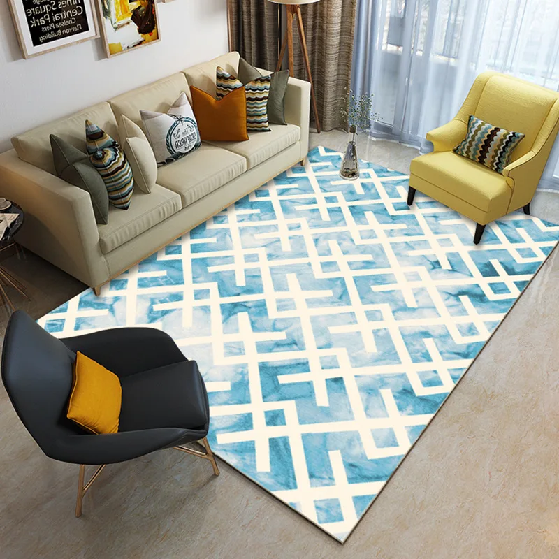 Modern Carpets For Living Room Bedroom Nordic Geometric Carpet Sofa Coffee Table Area Rug Beside Floor Mat Anti-Slip Washable
Modern Carpets For Living Room Bedroom Nordic Geometric Carpet Sofa Coffee Table Area Rug Beside Floor Mat Anti-Slip Washable