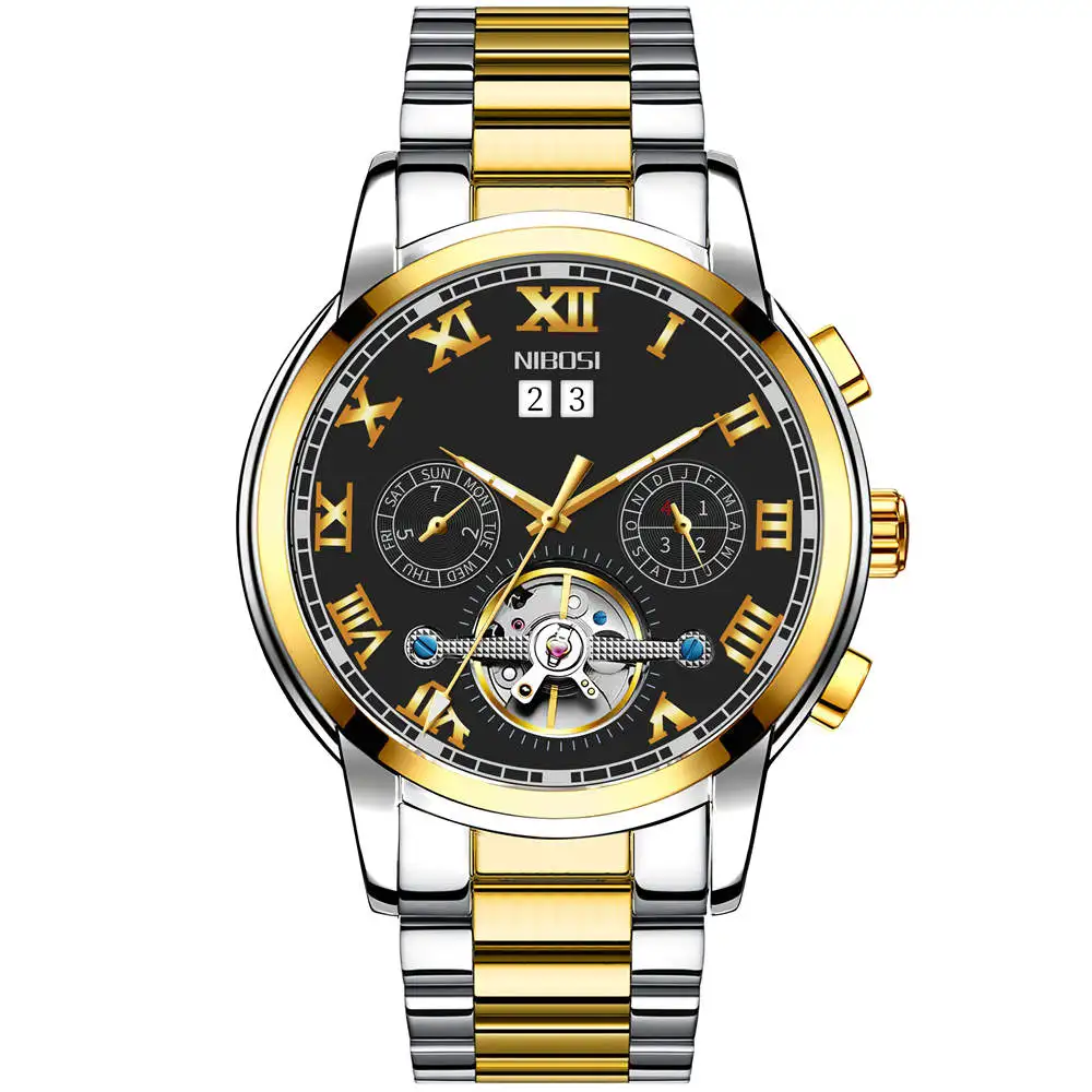 NIBOSI 2020 Japan Mechanical Movement Watch Men waterproof Top Brand Automatic Watch Ceramics Sport Sapphire Relogio Masculino
NIBOSI 2020 Japan Mechanical Movement Watch Men waterproof Top Brand Automatic Watch Ceramics Sport Sapphire Relogio Masculino