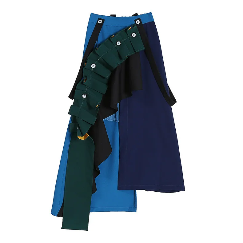 Skirt Women's Clothing 2021 Spring New High-Waisted Irregular Midi Length Skirts Korean Style Harajuku Skirt
Skirt Women's Clothing 2021 Spring New High-Waisted Irregular Midi Length Skirts Korean Style Harajuku Skirt