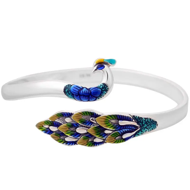 Opening Bracelet Vietnam Shajin Lady Bracelet Peacock Ring Cloisonne Suit Wholesale Gothic Bracelet Whole Sale For Women
Opening Bracelet Vietnam Shajin Lady Bracelet Peacock Ring Cloisonne Suit Wholesale Gothic Bracelet Whole Sale For Women