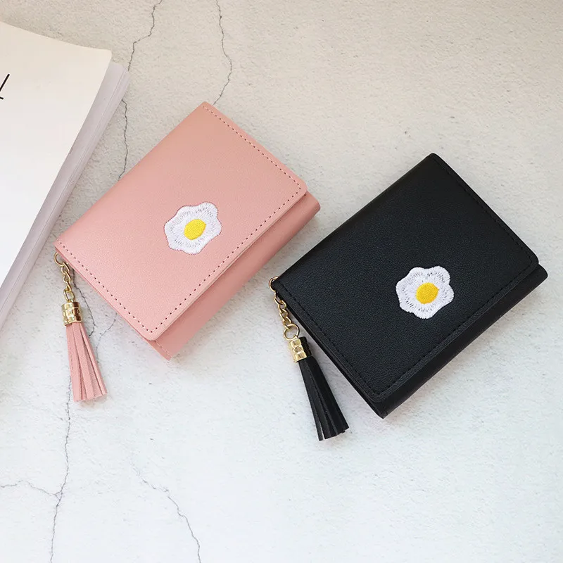FONMOR Women Cartoon Short Wallet Leather Fried Egg Cute Girl Wallets Bank Card Holder Lady Female Fashion Students Coin Purse
FONMOR Women Cartoon Short Wallet Leather Fried Egg Cute Girl Wallets Bank Card Holder Lady Female Fashion Students Coin Purse