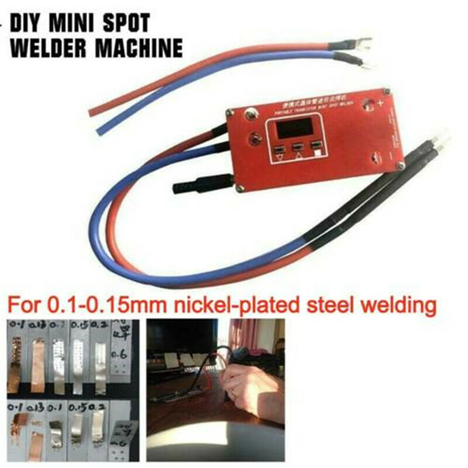 DIY Portable Crystal Valve Mini Spot Welding Machine 18650 Lithium Cell Welding Machine Controller Spot Welder Welding Machine
DIY Portable Crystal Valve Mini Spot Welding Machine 18650 Lithium Cell Welding Machine Controller Spot Welder Welding Machine