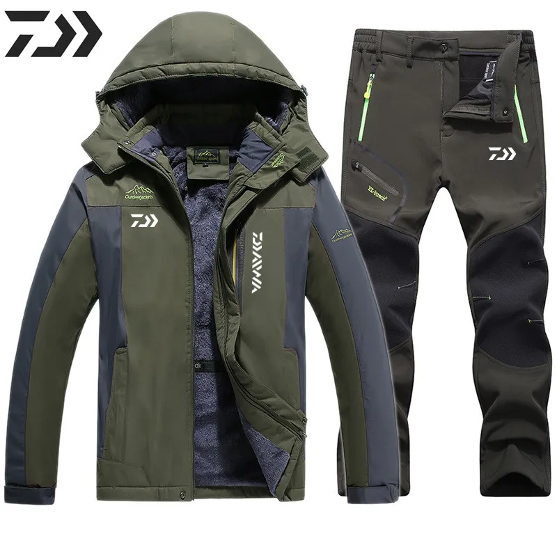 Daiwa Clothing for Fishing Jacket Waterproof Windproof Warm Thick Pants Fishing Shirt Sports Fishing Suit Winter Fishing Wear
Daiwa Clothing for Fishing Jacket Waterproof Windproof Warm Thick Pants Fishing Shirt Sports Fishing Suit Winter Fishing Wear