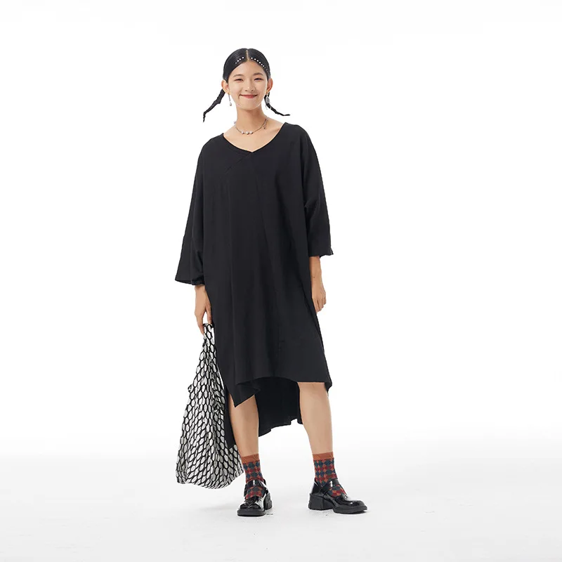 SuperAen Spring 2022 New Fashion Loose Original Plus Size Women's Patchwork Asymmetric Straight Mid-Calf Dresses
SuperAen Spring 2022 New Fashion Loose Original Plus Size Women's Patchwork Asymmetric Straight Mid-Calf Dresses