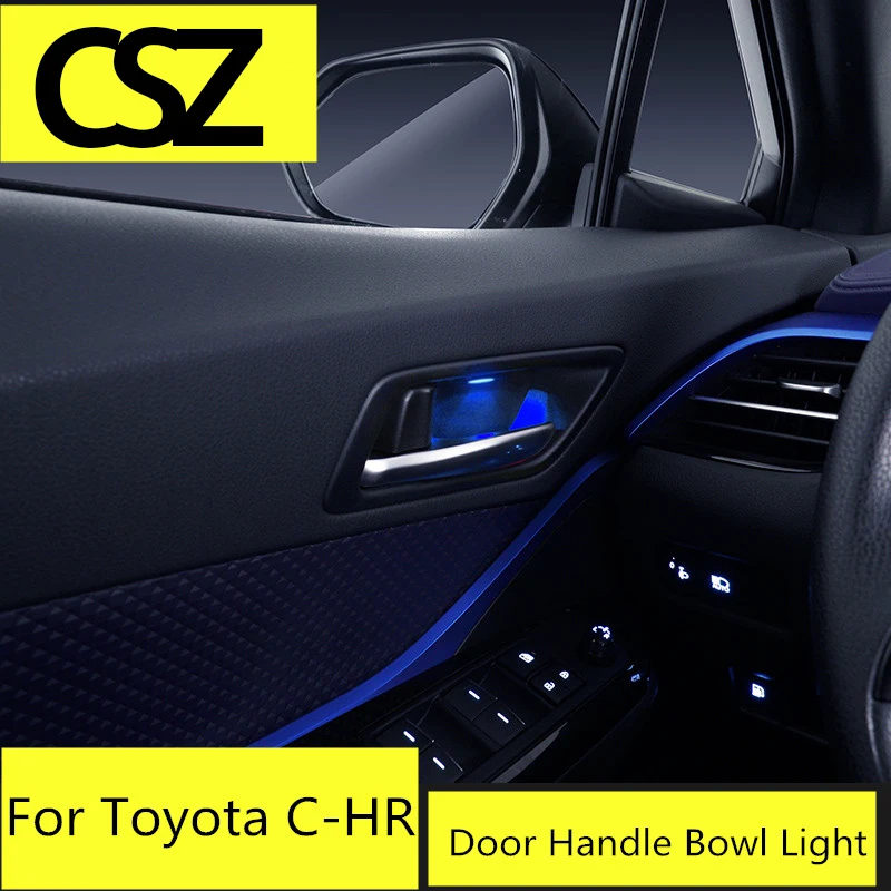 Front Rear Door Handle Bowl Light For Toyota CHR 2018 Red Blue Atmosphere Door Bowl Lamp Light For Toyota C-HR 2017 2018 2019
Front Rear Door Handle Bowl Light For Toyota CHR 2018 Red Blue Atmosphere Door Bowl Lamp Light For Toyota C-HR 2017 2018 2019