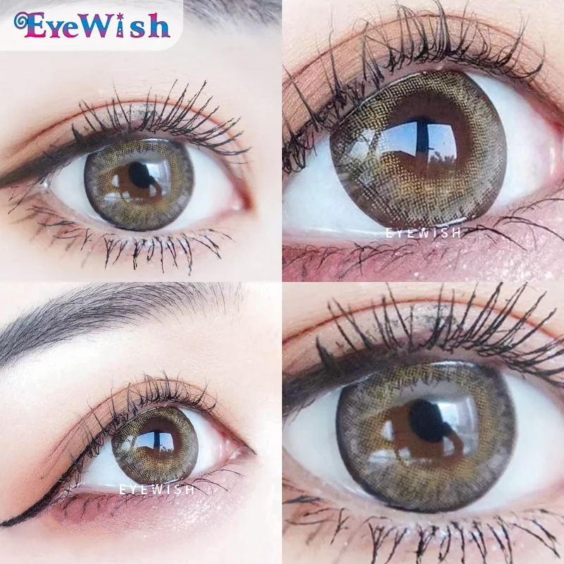 EYEWISH-1 Pair Beauty Lenses 2 Tone Series Colored Lenses Natural Pupils Contact Lenses for Eyes Prescription Lenses(DIA:14.5MM)
EYEWISH-1 Pair Beauty Lenses 2 Tone Series Colored Lenses Natural Pupils Contact Lenses for Eyes Prescription Lenses(DIA:14.5MM)
