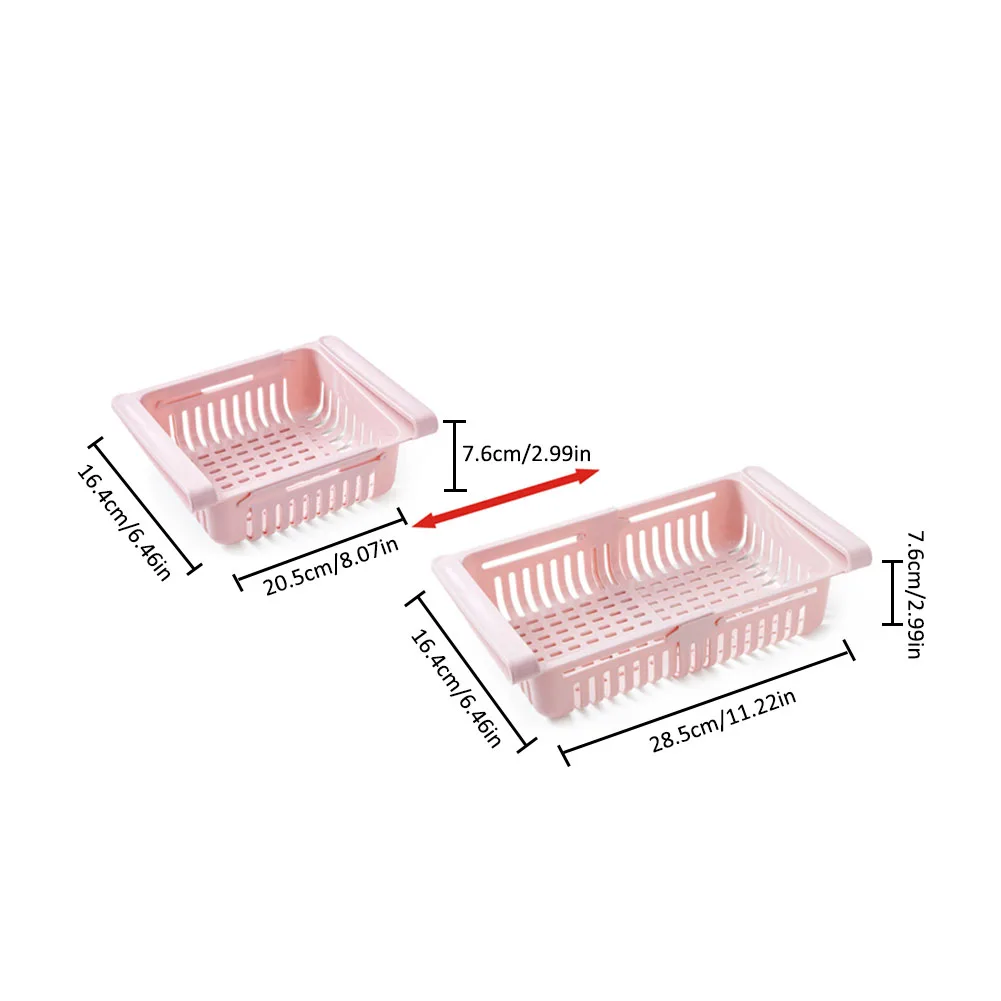 Adjustable Stretchable Refrigerator Organizer Drawer Basket Refrigerator Pull-out Drawers Fresh Spacer Layer Storage Rack
Adjustable Stretchable Refrigerator Organizer Drawer Basket Refrigerator Pull-out Drawers Fresh Spacer Layer Storage Rack