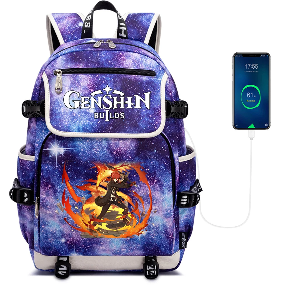 Genshin Impact School Bag Zipper Student Packsack Backpack Canvas Casual High Quality Laptop Bag Teenager Shoulders Bag Rucksack
Genshin Impact School Bag Zipper Student Packsack Backpack Canvas Casual High Quality Laptop Bag Teenager Shoulders Bag Rucksack