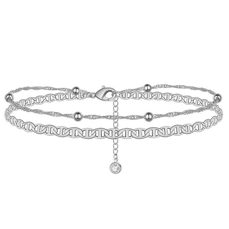Moon Bracelet Anklets For Women Gold Color Female Barefoot Sandals Foot Leg Chain Bracelets Beach Jewelry Double LAYER
Moon Bracelet Anklets For Women Gold Color Female Barefoot Sandals Foot Leg Chain Bracelets Beach Jewelry Double LAYER
