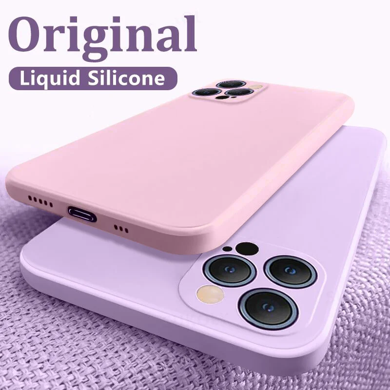 Thin Soft Square Case For iPhone 12 11 Pro Max Mini Original Liquid Silicone Cover For iPhone X XS XR 7 8 Plus SE 2 Candy Coque
Thin Soft Square Case For iPhone 12 11 Pro Max Mini Original Liquid Silicone Cover For iPhone X XS XR 7 8 Plus SE 2 Candy Coque
