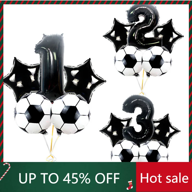 2022 Soccer Theme Party Decoration 32inch Digit Football Foil Balloons for Kids Birthday Baby Shower Boys World Cup Ball Decor
2022 Soccer Theme Party Decoration 32inch Digit Football Foil Balloons for Kids Birthday Baby Shower Boys World Cup Ball Decor