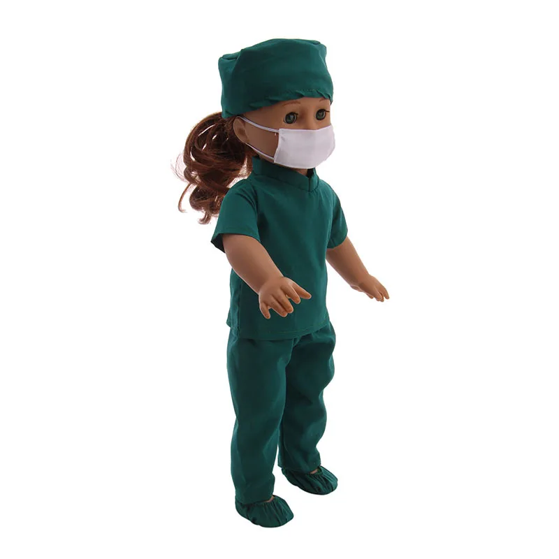 Fit 18 inch 43cm Born New Baby reborn American Doll Clothes Girl Doll Nurse Uniform Clothes Accessories For Baby Birthday Gift
Fit 18 inch 43cm Born New Baby reborn American Doll Clothes Girl Doll Nurse Uniform Clothes Accessories For Baby Birthday Gift