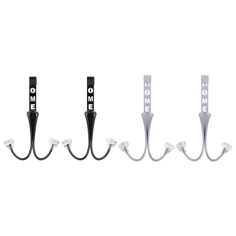 Over the Door Double Hanger Hooks -2 Pack Metal Twin Hooks Organizer for Hanging Clothes, Coats, Hats, Robes
Over the Door Double Hanger Hooks -2 Pack Metal Twin Hooks Organizer for Hanging Clothes, Coats, Hats, Robes