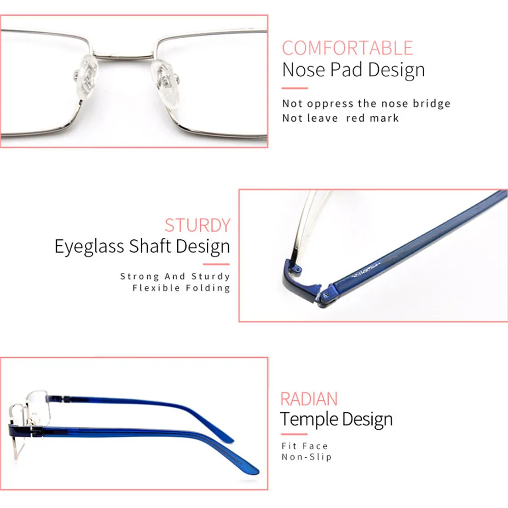 LUCIDIE 2021 New Men Eyeglasses Metal Square Glasses Frame Male High Quality Clear Lens Eyewear Man Classic Computer Spectacles
LUCIDIE 2021 New Men Eyeglasses Metal Square Glasses Frame Male High Quality Clear Lens Eyewear Man Classic Computer Spectacles