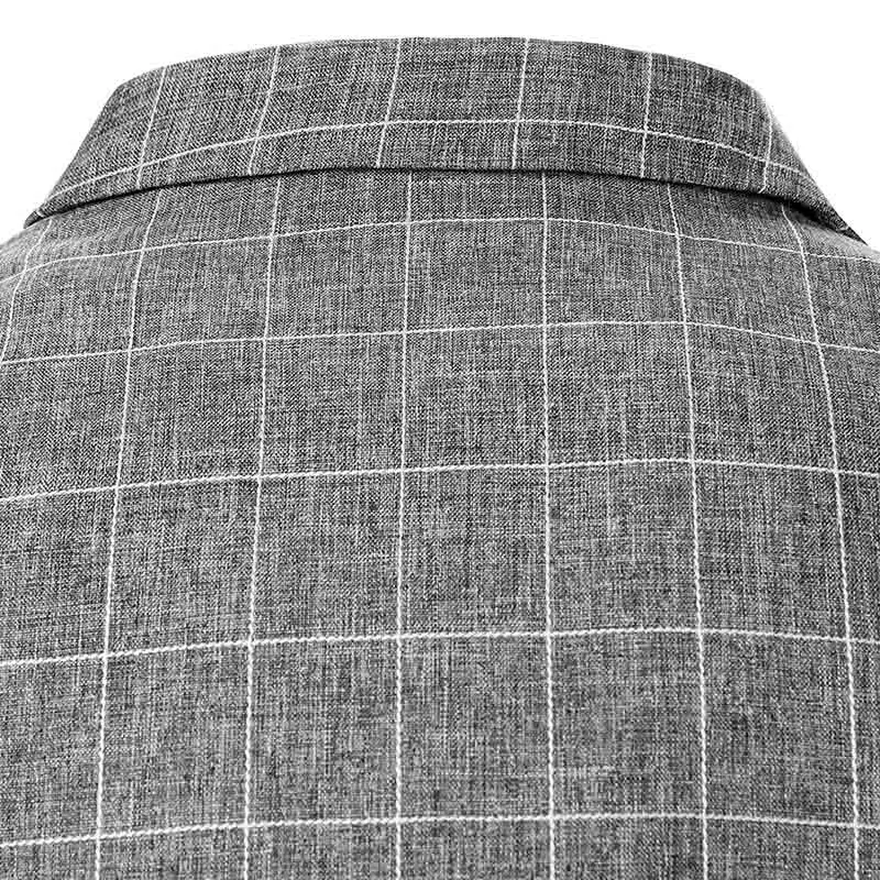 Gray Plaid Men Blazer Spring Autumn Fashion Slim casual blazer for Men Brand Mens suit jacket outerwear for men Plus Size 2XL
Gray Plaid Men Blazer Spring Autumn Fashion Slim casual blazer for Men Brand Mens suit jacket outerwear for men Plus Size 2XL