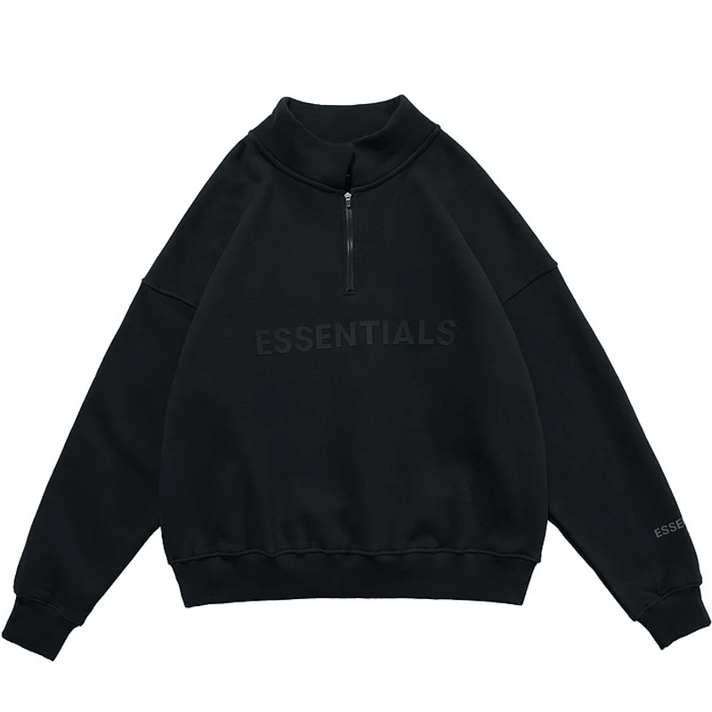 New ESSENTIALS Man Sweatshirt Zip LOGO Letter Crew Neck Top Pure Cotton Loose Woman Solid Color Fleece Sweatshirt Spring 2021 
New ESSENTIALS Man Sweatshirt Zip LOGO Letter Crew Neck Top Pure Cotton Loose Woman Solid Color Fleece Sweatshirt Spring 2021