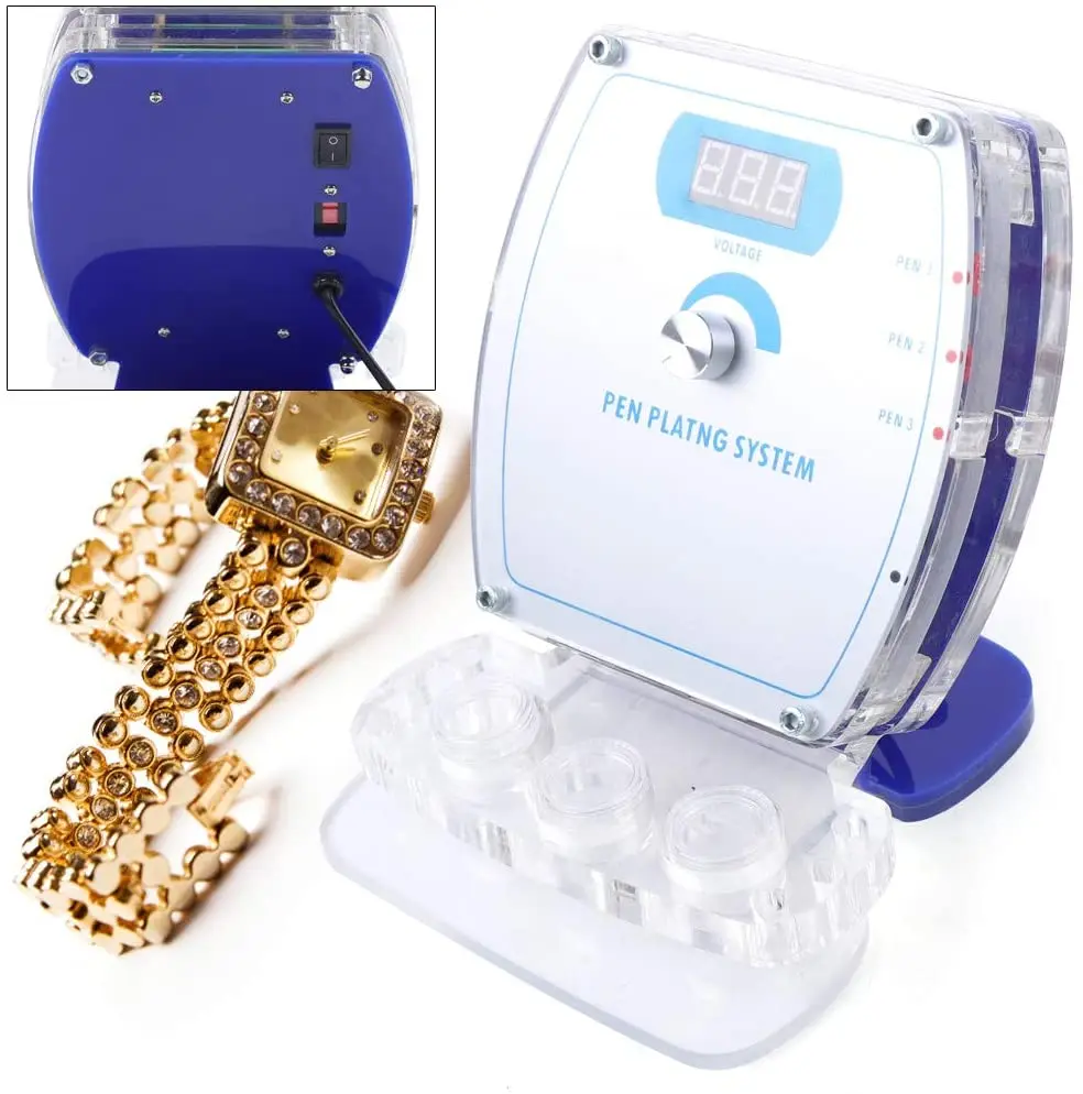 Jewelry Plating Machine Kit Pen Type Jewelry Silver Gold Electroplating Processing Plater Tools Set
Jewelry Plating Machine Kit Pen Type Jewelry Silver Gold Electroplating Processing Plater Tools Set