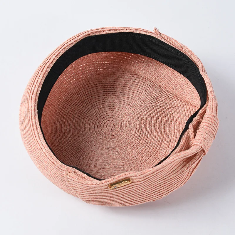 Designer Women Autumn Spring Hat Fashionable Paper Raffia Straw Beret Casual Elegant Ladies Painter Hat French Style
Designer Women Autumn Spring Hat Fashionable Paper Raffia Straw Beret Casual Elegant Ladies Painter Hat French Style