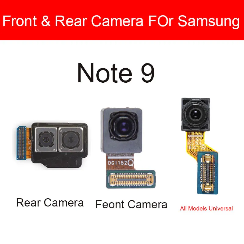 Front & Rear Main Camera For Samsung Galaxy Note 9 N960F N960U N960N Face ID Iris Recognition Scanning Camera Flex Cable Parts
Front & Rear Main Camera For Samsung Galaxy Note 9 N960F N960U N960N Face ID Iris Recognition Scanning Camera Flex Cable Parts