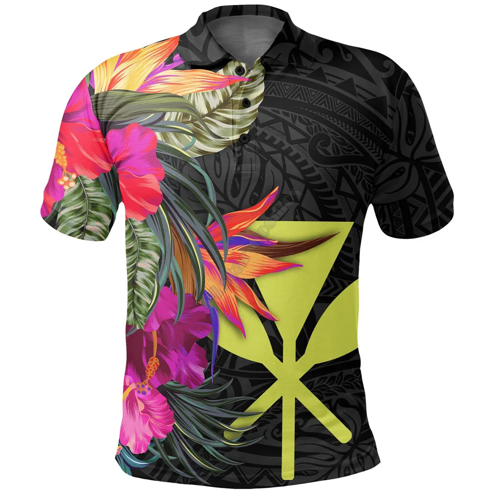Hawaii Polo Shirt Hibiscus Polynesian Pattern Style 3D Printed Polo Shirt Men for Women Short Sleeve Summer Reggae T-shirt
Hawaii Polo Shirt Hibiscus Polynesian Pattern Style 3D Printed Polo Shirt Men for Women Short Sleeve Summer Reggae T-shirt