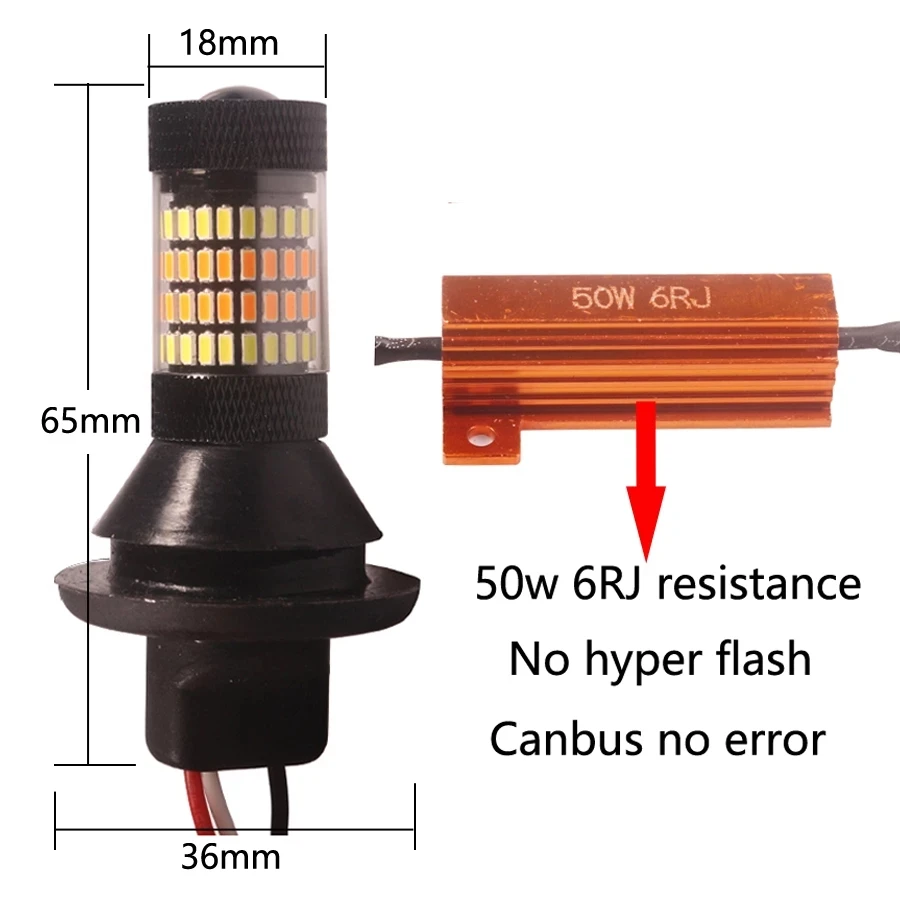 Дневные ходовые огни ba15s BAU15S 1156 p21w s25 96led T20 W21W WY21W 7440 дневные огсветильник