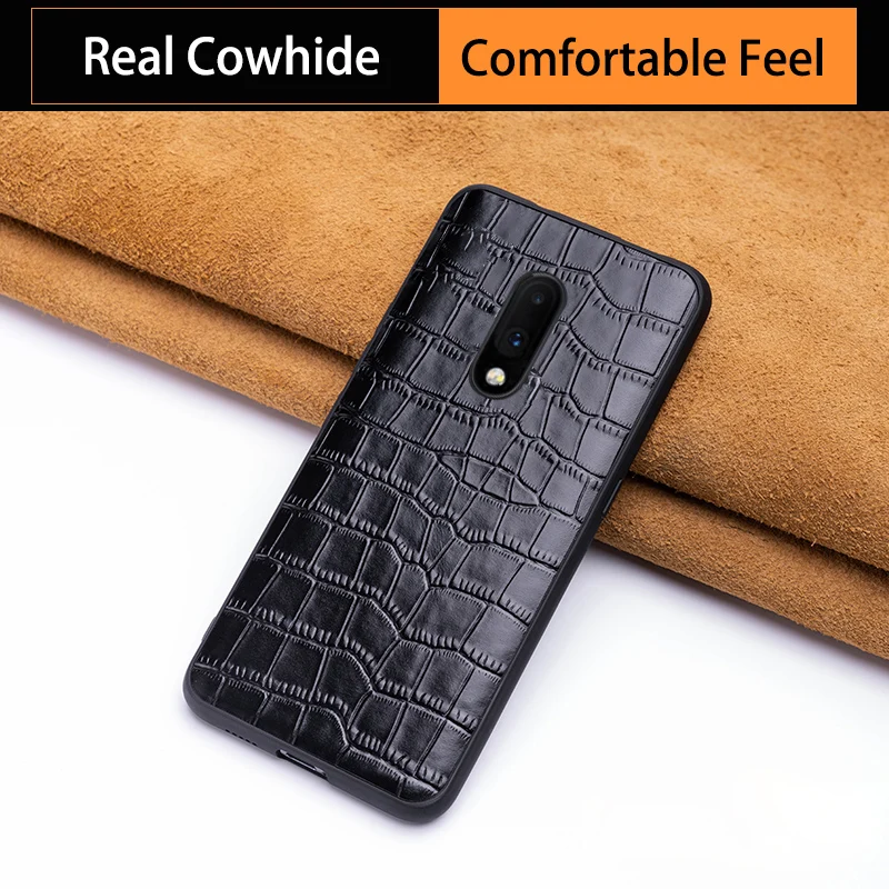 Чехол из натуральной кожи для телефона Oneplus 7 7T Pro 9t 9, чехол из воловьей кожи с текстурой крокодилового живота для oneplus 3t 3 5t 5 7PRO, чехол 
Чехол из натуральной кожи для телефона Oneplus 7 7T Pro 9t 9, чехол из воловьей кожи с текстурой крокодилового живота для oneplus 3t 3 5t 5 7PRO, чехол