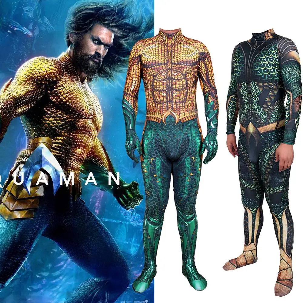 From Movie Aquaman Arthur Curry Cosplay Costume Lycra Spandex Superhero Zentai Swim Bodysuit Suit Jumpsuits Halloween Costume
From Movie Aquaman Arthur Curry Cosplay Costume Lycra Spandex Superhero Zentai Swim Bodysuit Suit Jumpsuits Halloween Costume