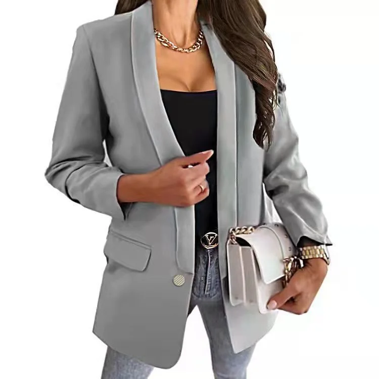 Autumn And Winter Cotton Suit New Women's Wear Solid Color Lapel Button Slim Temperament Suit Coat Top One Piece Suit
Autumn And Winter Cotton Suit New Women's Wear Solid Color Lapel Button Slim Temperament Suit Coat Top One Piece Suit
